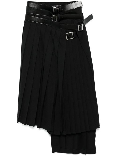 Pleated midi skirt JUNYA WATANABE | JNS0040511BLACK